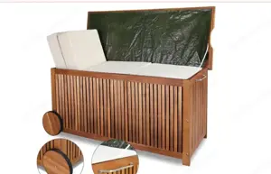 Gartenbox Holz fast neu Bild 2