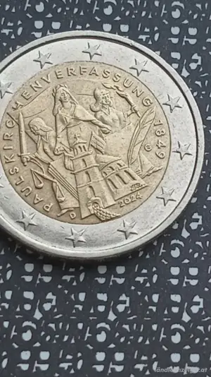 2 euro  münzen 2024 G paulskirchen verfassung  Bild 3