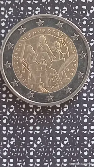 2 euro  münzen 2024 G paulskirchen verfassung  Bild 6