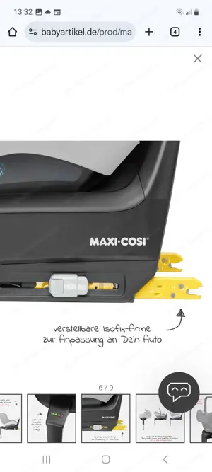 Verkaufe Maxi Cosi Basis station inclusive Kindersitz Bild 4