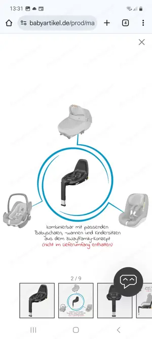 Verkaufe Maxi Cosi Basis station inclusive Kindersitz Bild 10