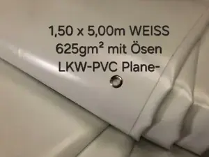 Brennholz Plane, LKW Plane, Abdeckplane 8-9 m x125 cm Bild 2