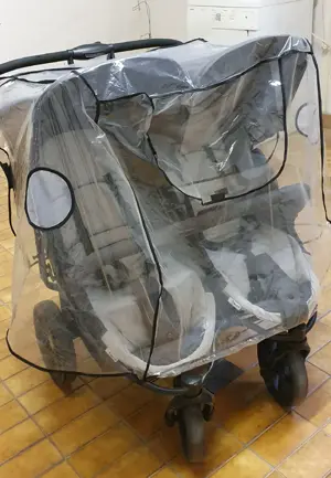 Geschwister-Kinderwagen Roadster Duo SLX - Grey Silver Bild 4
