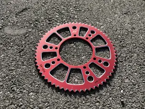 Kettenrad Rot 62 Zähne für (50ccm Moped) Bild 2