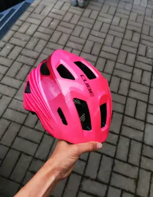 Fahrradhelm Mädchen rosa