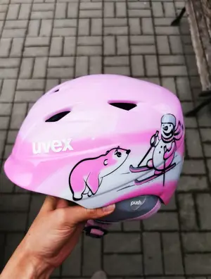 Schihelm Mädchen rosa