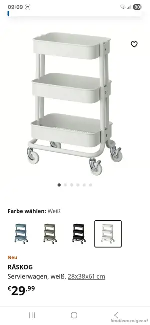 Servierwagen   Bastelwagen Bild 2