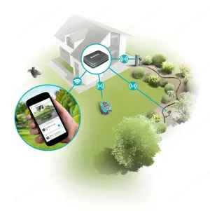 2x Gardena (Husqvarna) Sileno Smart R100lic, 1000m , WLAN, Zubehör Bild 9