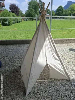 Tipi Zelt weiß