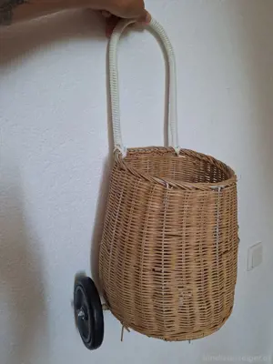 Puppenküche Einkaufswagen Schiebewagen Puppenmama Bild 4