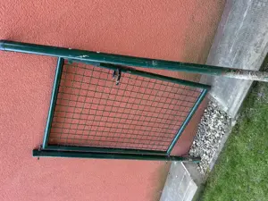 Gartentor Metall grün Bild 3