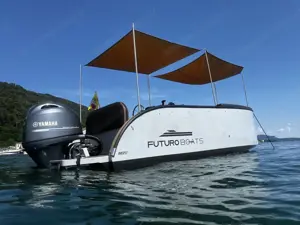 Alu Boot Futuro ZX20 mit 80PS Yamaha, Bodenseezulassung, CL5 Display, 2023 Bild 2