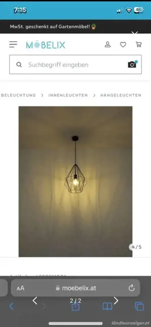 Hängeleuchte Lampe Bild 2