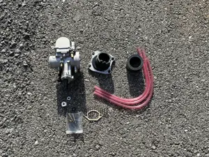 Vergaser Motoflow Falt side 24mm inkl. zubehör für Mopeds  Bild 3