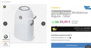 Windeleimer Diaper Champ