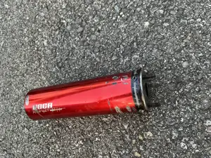Verkaufe 2x Voca Endschalldämpfer Rot Schwarz (Moped 50ccm) Bild 4