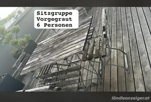 gartentisch & 6 Stühle