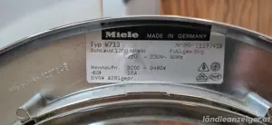 Waschmaschine Miele Typ W713 (sauber & entkalkt) Bild 5