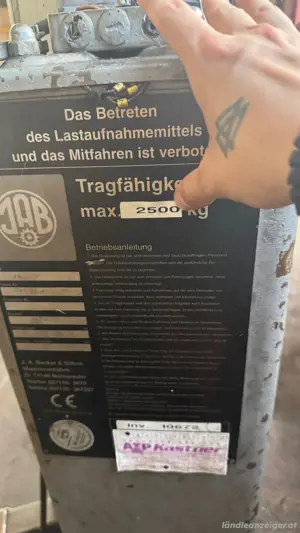 Hebebühne 2500Kg