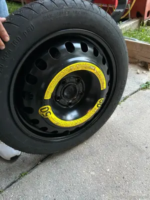notrad ersatzreifen17zoll 5x112 Audi Bild 2