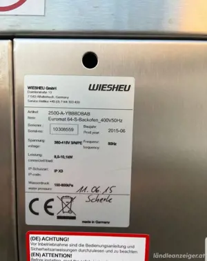 Wiesheu Euromat 64-S Bj2014 mit Selbstreinigung Bild 4