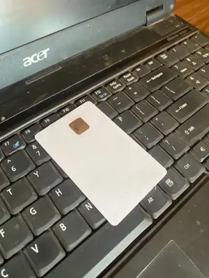 Speziell programmierte Debitkarten zu verkaufen.
