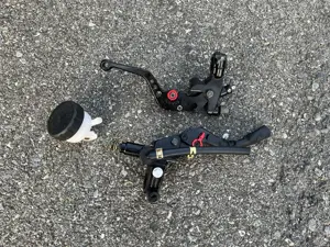 Brems- & Kupplungsarmaturenset Motoflow CNC Schwarz Bild 5