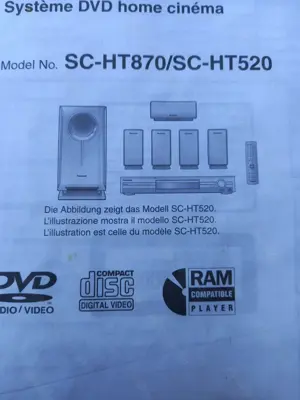 Panasonic DVD Heimkino 5.1 SC HT520