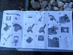 Einhell Trimmer mit Schlitten ohne AKKU und ohne Ladegerät. Bild 2
