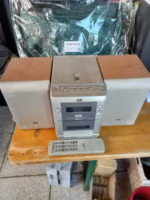 Jvc sterioanlage kasettendeck und cd 