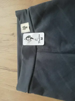 NEUE flauschig-weich gefütterte DAMEN LEGGINGS in ANTHRAZIT Bild 5