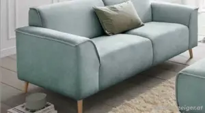 Couch inklusive Hocker im skandinavischen Stil Bild 2