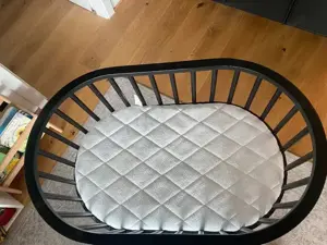 Beistellbett mit Matratze Bild 3