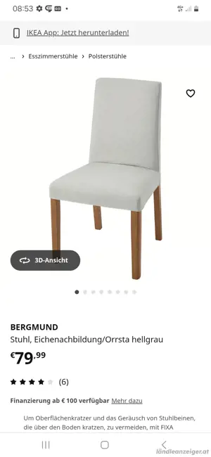 ikea Stühle 4 Stück