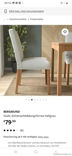 ikea Stühle 4 Stück Bild 3
