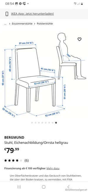 ikea Stühle 4 Stück Bild 2