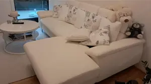 Eckcouch in weiß  Bild 2