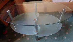 Couchtisch - Glas (90 x 55 x 44,5)