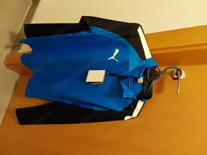 Puma Kinder Trainingsoberteil teamLIGA 1 4 Zip blau, Gr. 176 Bild 3