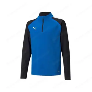 Puma Kinder Trainingsoberteil teamLIGA 1 4 Zip blau, Gr. 176 Bild 2