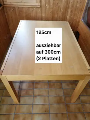 ausziehbarer Tisch - zu verschenken Bild 3