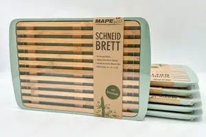 Schneidbretter mit Brösellade Mape Bamboo Fibre