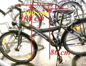 Jugendfahrrad Conway 26 zoll  140 -160 cm Körpergroße, straßenvekehrstauglich mit Beleuchtung 