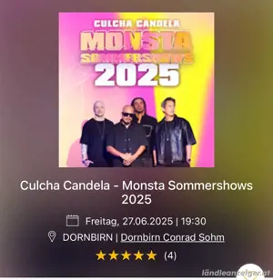 2 Culcha Candela Tickets