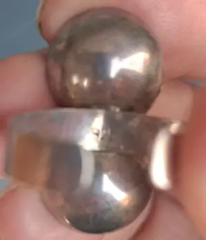 Silberhalskette mit Ring Bild 5