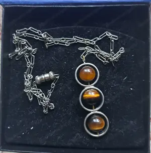 Silberhalskette mit Ring Bild 6