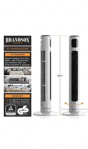 Turmventilator Ventilator mit Fernbedienung  Bild 1