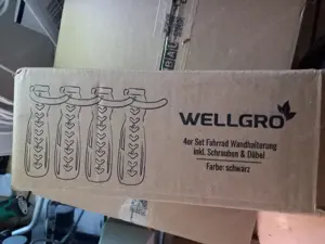 4 Fahrrad Wandhalter von Wellgro Bild 2