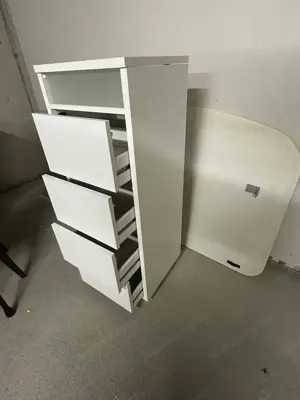 Schubladenschrank Kommode weiß - neuwertig! Bild 2