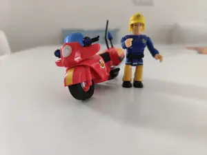 Feuerwehrmann Sam Motorrad  Bild 2